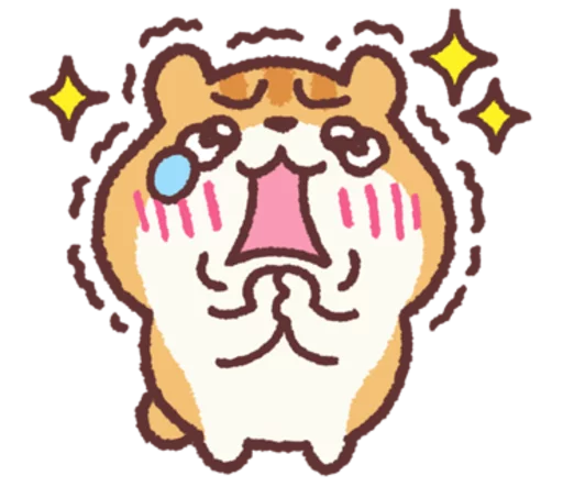 Sticker from the "Chloe the Hamster" sticker pack