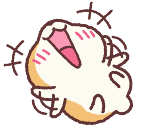 Sticker from the "Chloe the Hamster" sticker pack