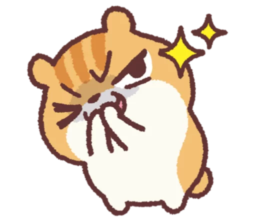 Sticker from the "Chloe the Hamster" sticker pack