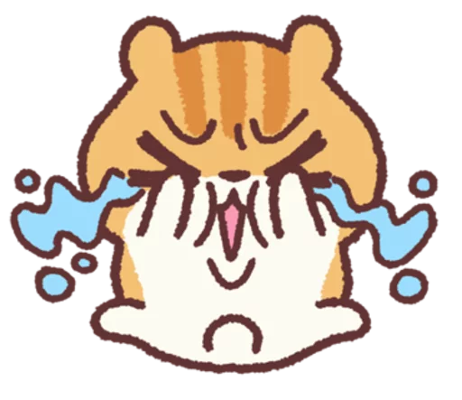 Sticker from the "Chloe the Hamster" sticker pack