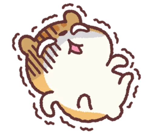 Sticker from the "Chloe the Hamster" sticker pack