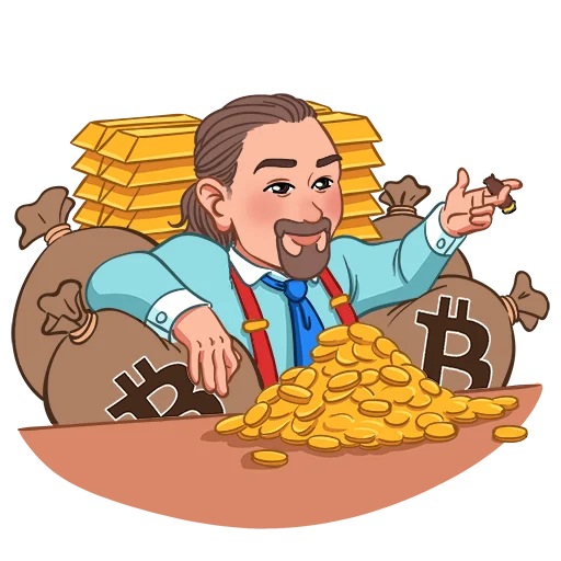 Sticker from the "Crypto Din" sticker pack