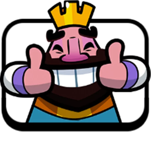 Стикер из набора "Clash Royale Emotes"