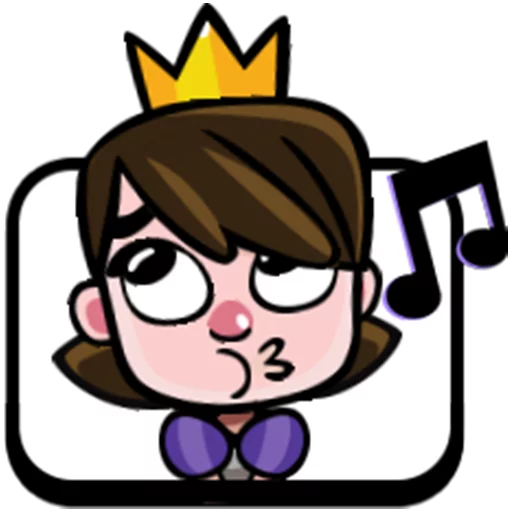 Sticker from the "Clash Royale Emotes" sticker pack