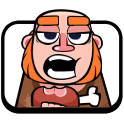 Sticker from the "Clash Royale Emotes" sticker pack