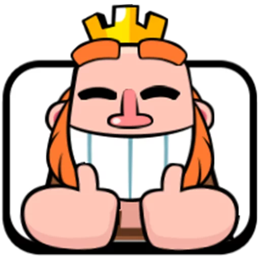 Sticker from the "Clash Royale Emotes" sticker pack