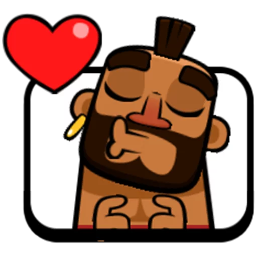 Sticker from the "Clash Royale Emotes" sticker pack