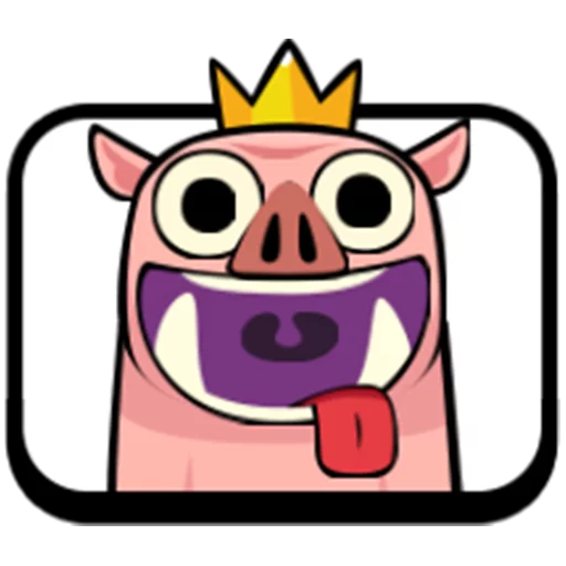 Стикер из набора "Clash Royale Emotes"