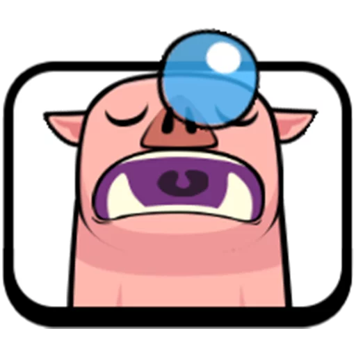 Sticker from the "Clash Royale Emotes" sticker pack