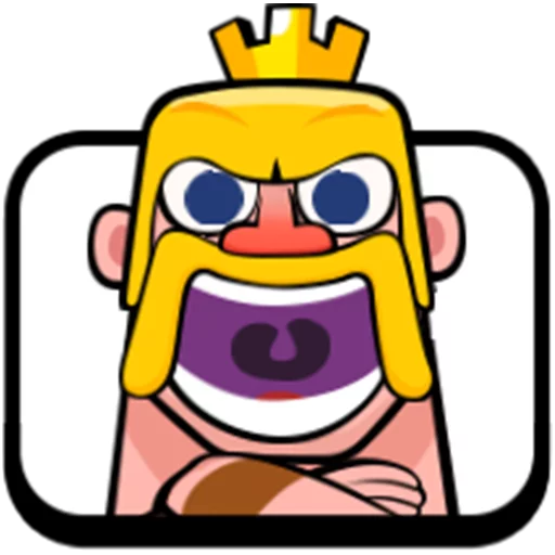 Стикер из набора "Clash Royale Emotes"