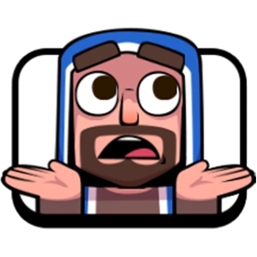 Sticker from the "Clash Royale Emotes" sticker pack