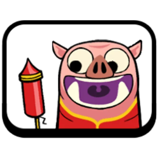 Sticker from the "Clash Royale Emotes" sticker pack