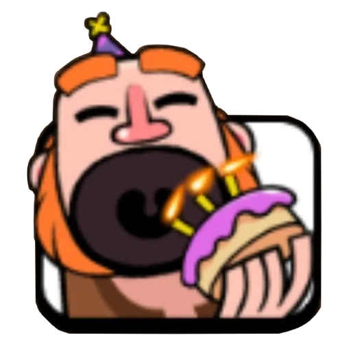 Sticker from the "Clash Royale Emotes" sticker pack