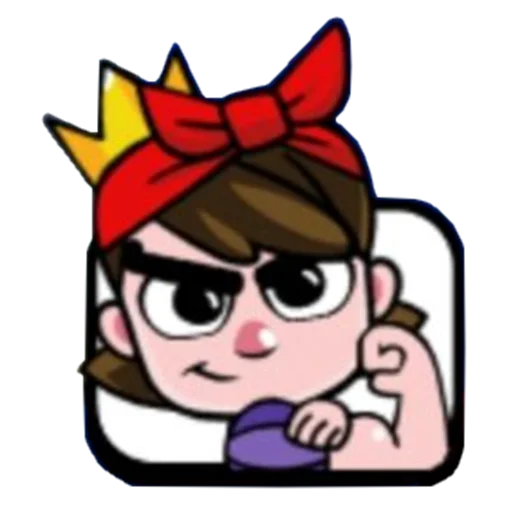 Sticker from the "Clash Royale Emotes" sticker pack