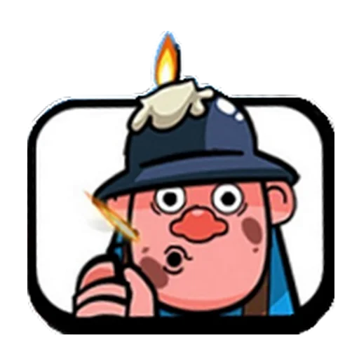 Sticker from the "Clash Royale Emotes" sticker pack