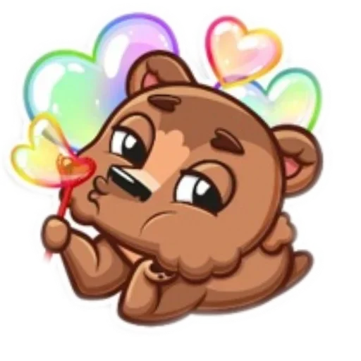 Sticker from the "Мишки🐻" sticker pack