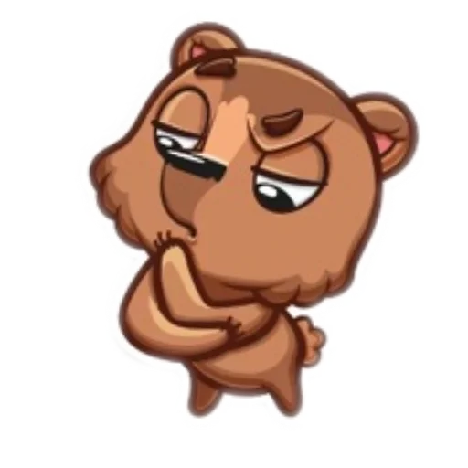 Sticker from the "Мишки🐻" sticker pack