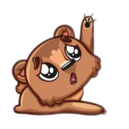 Sticker from the "Мишки🐻" sticker pack