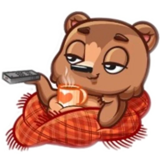 Sticker from the "Мишки🐻" sticker pack