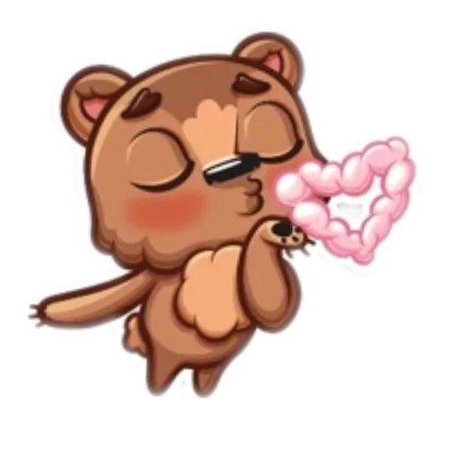 Sticker from the "Мишки🐻" sticker pack