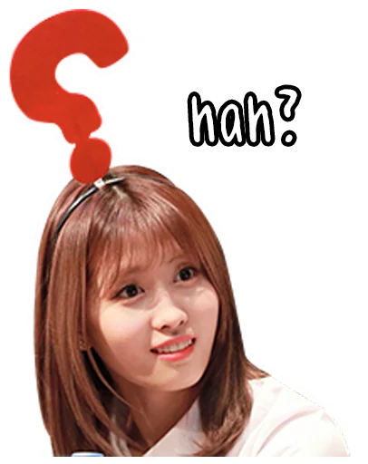 Sticker from the "Momo" sticker pack