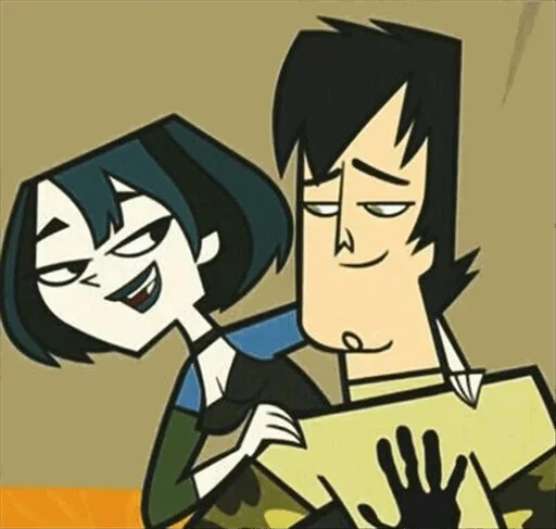 Sticker from the "Total.drama▶️" sticker pack