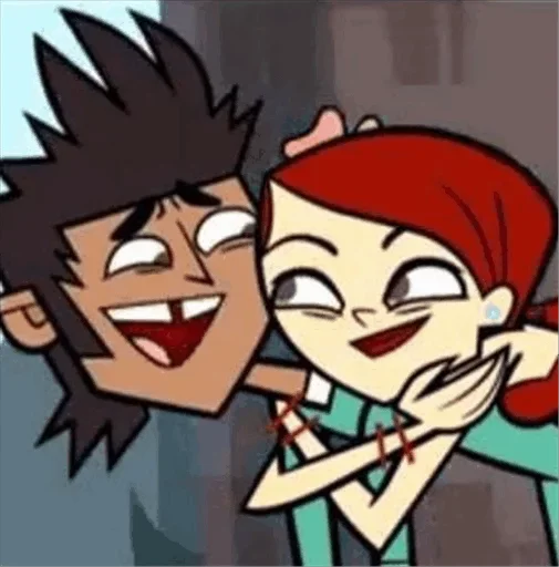 Sticker from the "Total.drama▶️" sticker pack