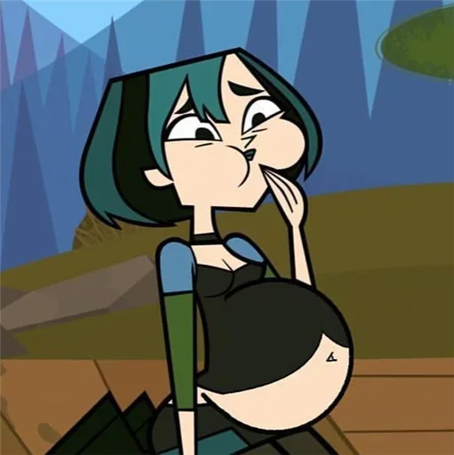 Sticker from the "Total.drama▶️" sticker pack