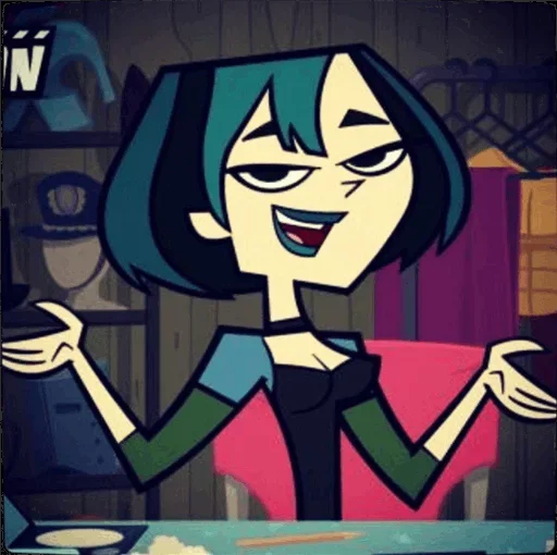 Sticker from the "Total.drama▶️" sticker pack