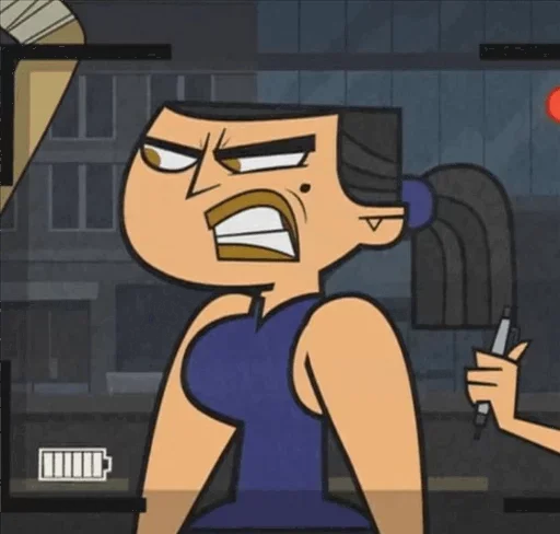 Sticker from the "Total.drama▶️" sticker pack