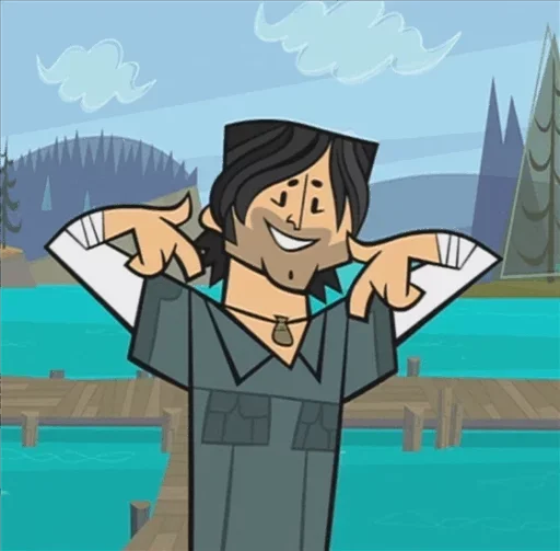 Sticker from the "Total.drama▶️" sticker pack