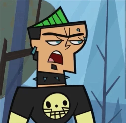 Sticker from the "Total.drama▶️" sticker pack