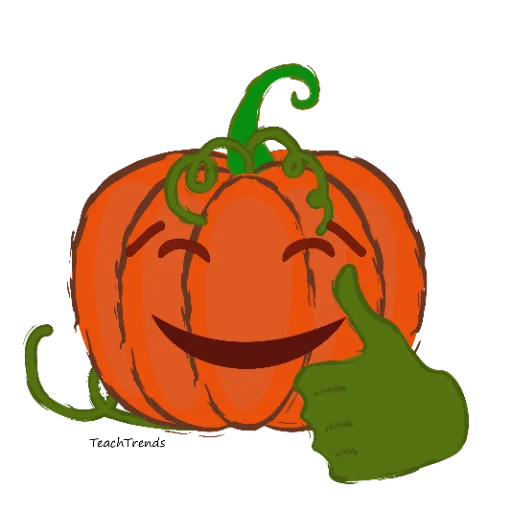 Sticker from the "Helloween" sticker pack