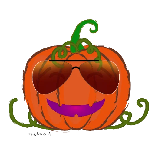 Sticker from the "Helloween" sticker pack