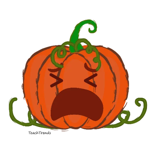 Sticker from the "Helloween" sticker pack