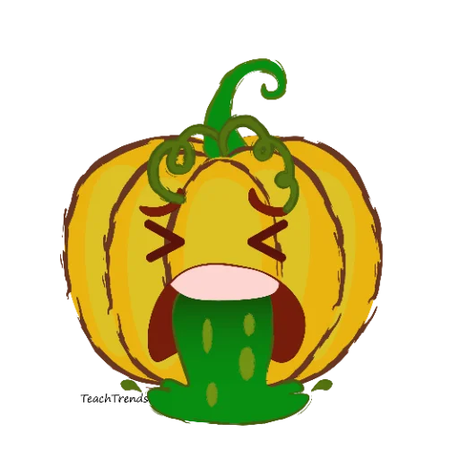 Sticker from the "Helloween" sticker pack