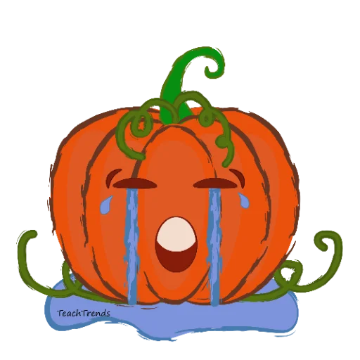 Sticker from the "Helloween" sticker pack