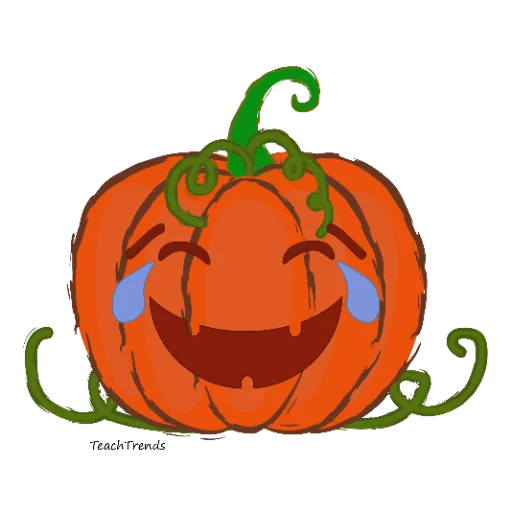 Sticker from the "Helloween" sticker pack