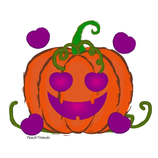 Sticker from the "Helloween" sticker pack