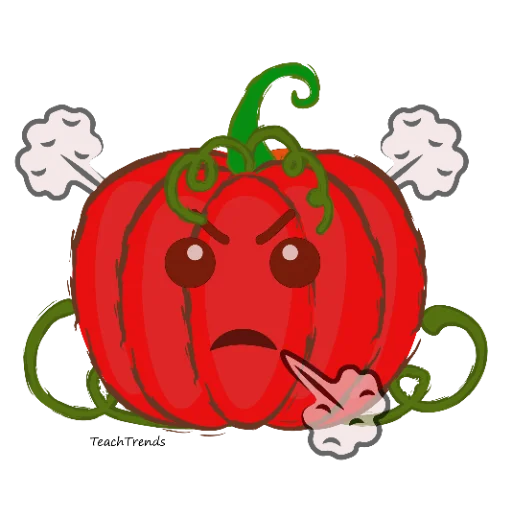 Sticker from the "Helloween" sticker pack