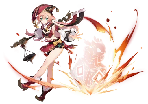 Sticker Genshin Impact Sprites Wish