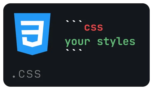 Sticker How to write code snippets