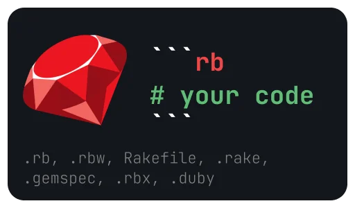 Sticker How to write code snippets