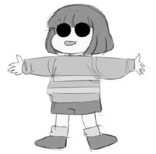 Стикер из набора "Core Frisk Undertale"