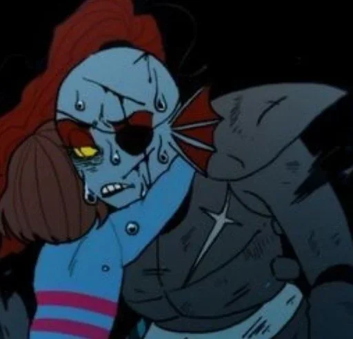 Sticker from the "Undyne | Андайн" sticker pack