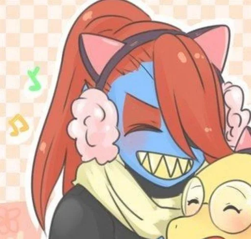 Sticker from the "Undyne | Андайн" sticker pack