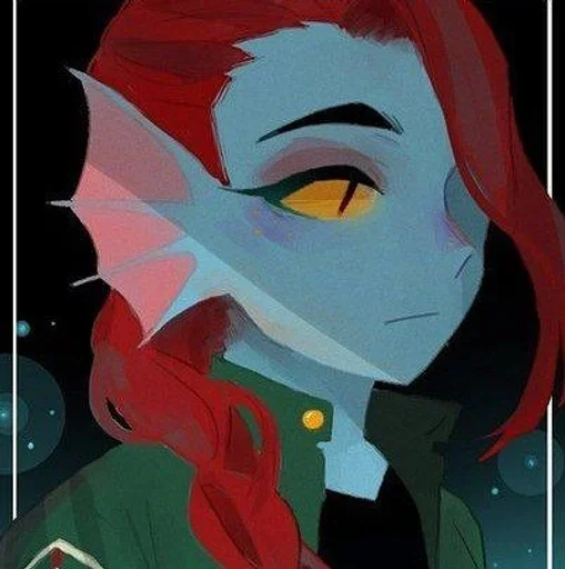 Стикер из набора "Undyne | Андайн"