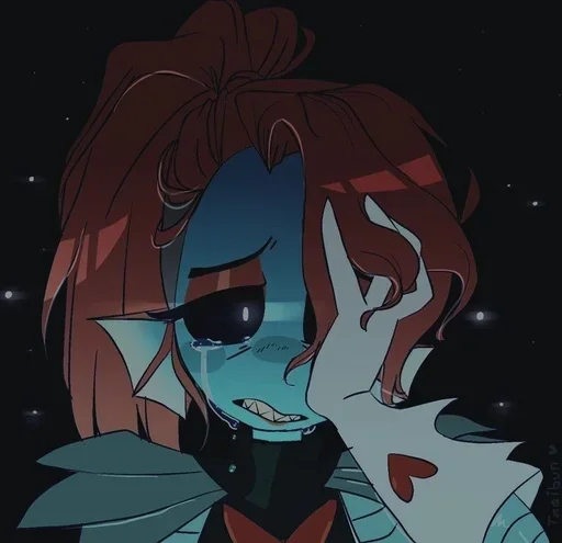 Sticker from the "Undyne | Андайн" sticker pack