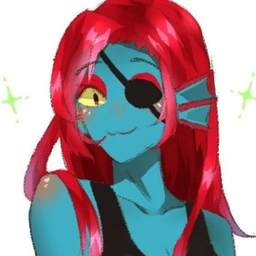 Стикер из набора "Undyne | Андайн"