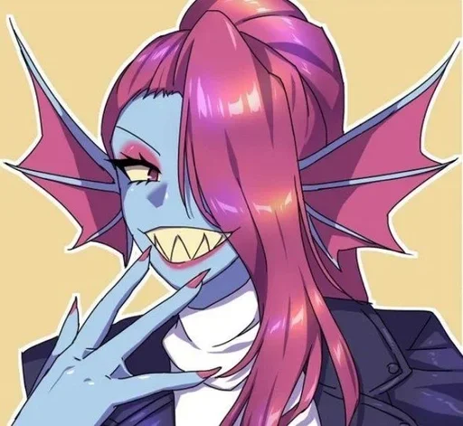 Стикер из набора "Undyne | Андайн"